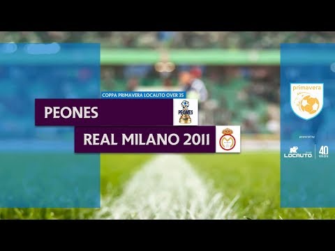 PEONES vs REAL MILANO 2011 - Finale Coppa Primavera Locauto C7 Over 35