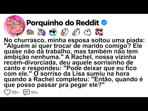 At the barbecue, my wife cracked a joke: "Anyone want to swap husbands with me?"