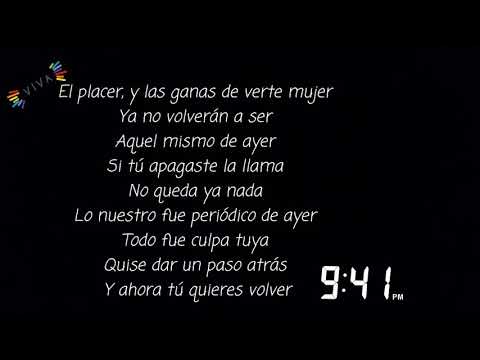 Dime porque Rey Chavez ft Arcangel Letra