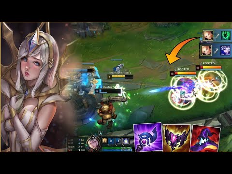LUX GamePlay  - Trying Lux adc let's see how it is /LUX VS Thresh'Ashe - League Of Legends