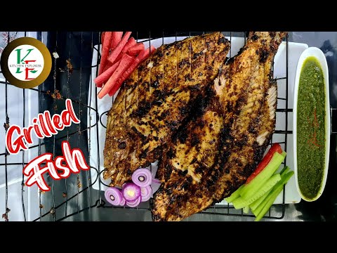 Grilled Fish | How To Grill Fish At Home | BBQ Fish | Spicy Grill Fish Recipe | Seafood Grill