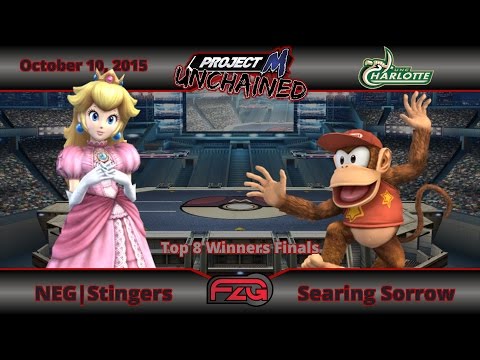 Project M:Unchained|Singles-Top 8 Winners Finals: NEG|Stingers (Peach) vs Searing Sorrow (Diddy)