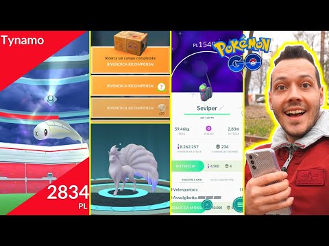 SHINY SEVIPER & RAID DI TYNAMO *Elettromania* - Pokémon GO ITA