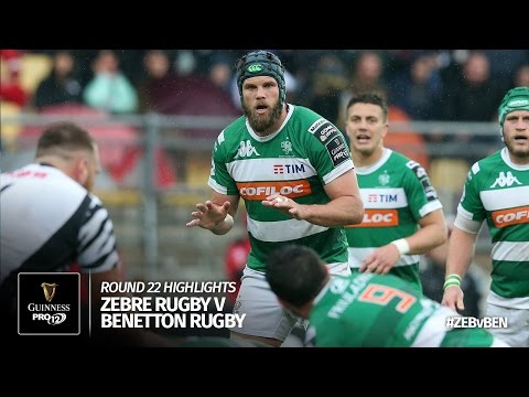 Round 22 Highlights: Zebre Rugby v Benetton Treviso | 2016/17 season