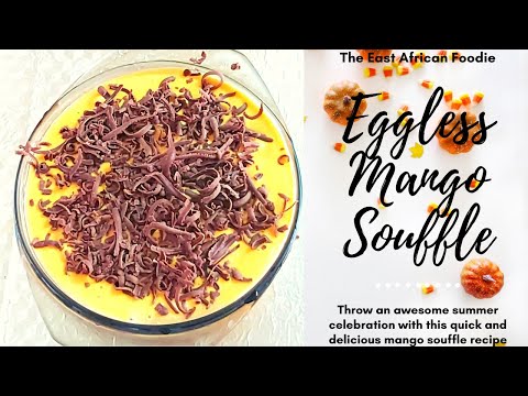 4 Ingredient Eggless Apple-Mango Souffle Dessert | No baking No Cooking Dessert Recipe