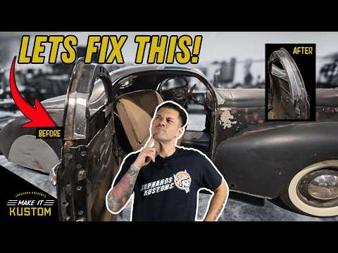 Factory "LOOK" - Sectioning, Adapting 16 ga / 1.6mm Sheet Metal Suicide Doors