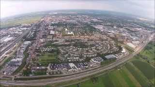 Waalwijk West vanuit de lucht.