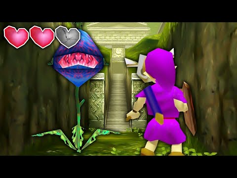Ocarina of Time Randomizer but All Damage Is Permanent (Gloom Mode)