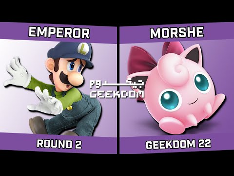 Emperor (Luigi) vs M0rshe (Jigglypuff) - Geekdom 22