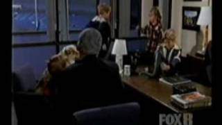 In this scene, Steinbrenner walks into George's office while he is napping beneath his desk. As he waits for Costanza, his grandkids come in and make George's situation worse until Jerry calls in a bomb threat. Though the laughs reach their peak when Steinbrenner hides with the kids under the desk, what really takes the cake is him trying to figure out the name of Pat Benatar's song "Heartbreaker," hilariously messing up the lyrics each time he sings it.