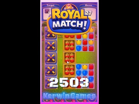 Royal Match Level 2503 - No Boosters Gameplay