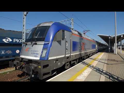 EU44-006 z pociągiem IC 37000/56 "Wawel" | Zielona Góra Główna