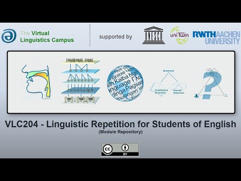 VLC204 - Linguistic Repetition for Students of English