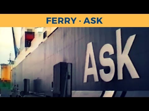 Classic Ferry Video 1996 - Arrival of ferry ASK in Århus (DSB Rederi)