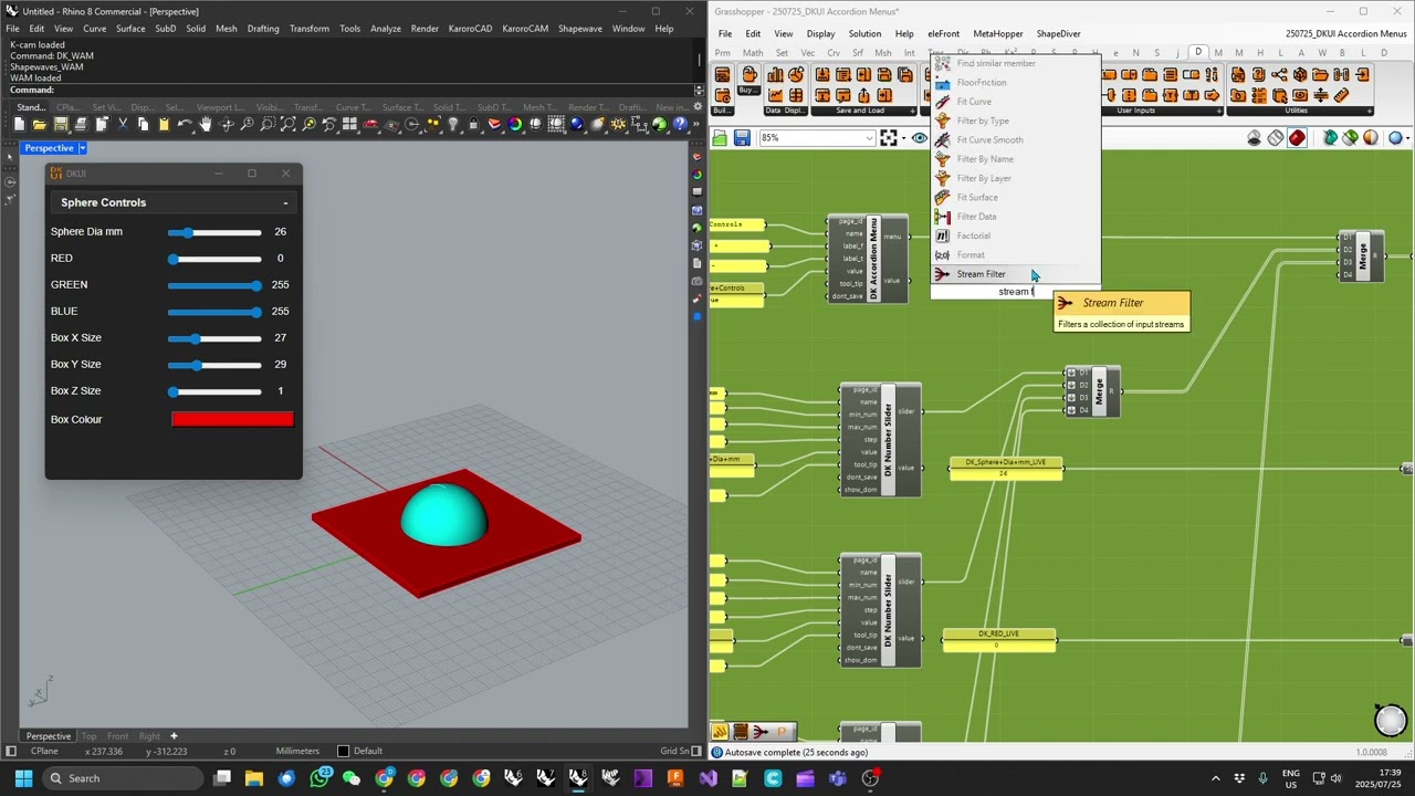 DKUI Accordion Menus