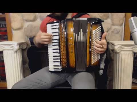 BELTSTUIII3496SB - Sunburst Beltuna Studio III Piano Accordion LMM 34 96 $4999