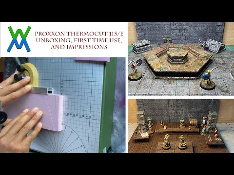 Proxxon Thermocut 115 E - Unboxing and First Use
