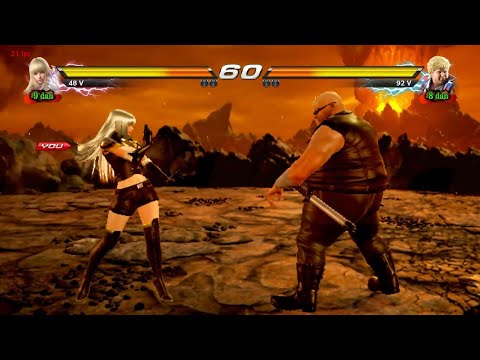 14 Lili Rochefort VS Bob - Tekken 7 ( Uchiha x24 ) Gameplay PC