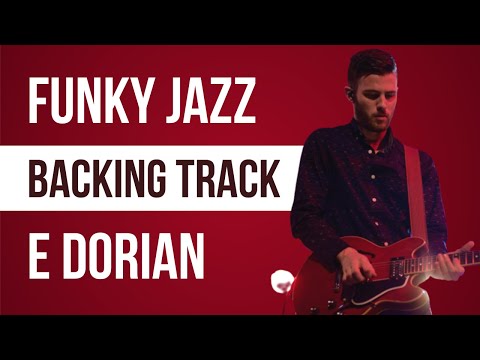Groovy Funk Jazz Backing Track in E Dorian