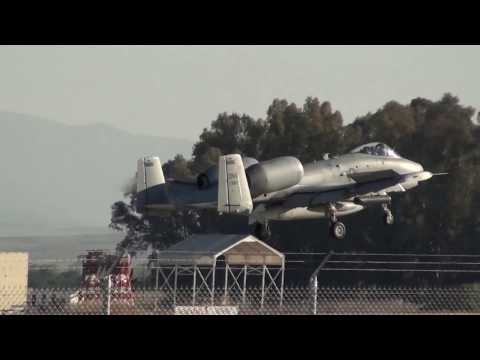 U.S Air Force Fairchild A-10C Thunderbolt II (81-0983) Landing Moron Air Base LEMO (DM)