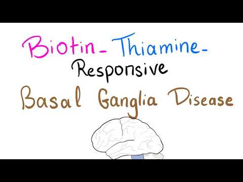 Vitamin B1 - Biotin Thiamine responsive basal ganglia disease