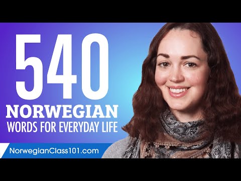 540 Norwegian Words for Everyday Life - Basic Vocabulary #27