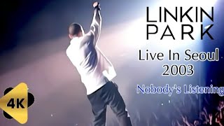 Nobody&#39;s Listening (Live In Seoul 2003) 4K/60fps