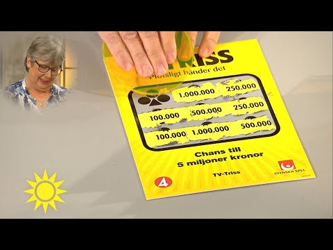 Trisskraparen Inga-Lena efter vinsten: ”Får skrika ute i kulisserna” - Nyhetsmorgon (TV4)