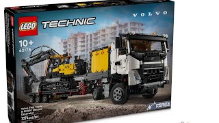 Unboxing LEGO Technic 42175 Volvo FMX Truck + EC230 Electric Excavator (4K)