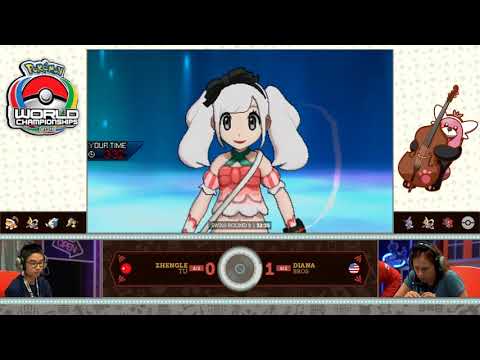 2018 Pokemon World Championships VGC Masters Day 1 - Swiss R9 - Zhengle Tu vs Diana Bros
