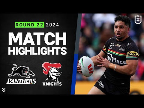 NRL Highlights | NRL 2024 | Panthers v Knights | Match Highlights