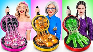 Barbie vs Wednesday Cooking Challenge | Awesome Kitchen Tricks by Multi DO Challenge