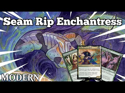 Seam Rip Is a HUGE Upgrade For Enchantress | Seam Rip Enchantress | Modern | MTGO