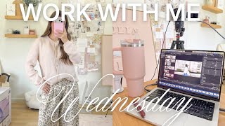 WORK WITH ME WEDNESDAY 👩🏼💻 live editing sesh: day in the life with MacBook Neo video!
