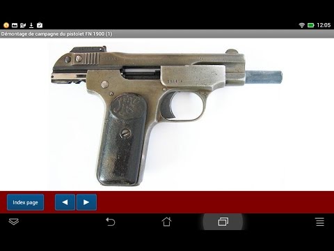 Pistolet FN 1900 expliqué Video