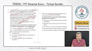 Türkiye Özel Okullar TYT1-2022 Türkçe Soru Çözümleri