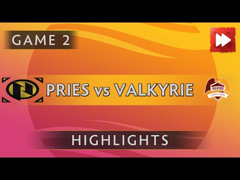 PRIES vs Valkyrie eSports Gaming [Game 2] WellPlay Invitational #4 - Dota Highlights