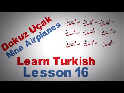 Learn Turkish Lesson 16 - The Turkish Numbers Part 1 - (From 0 to 10)