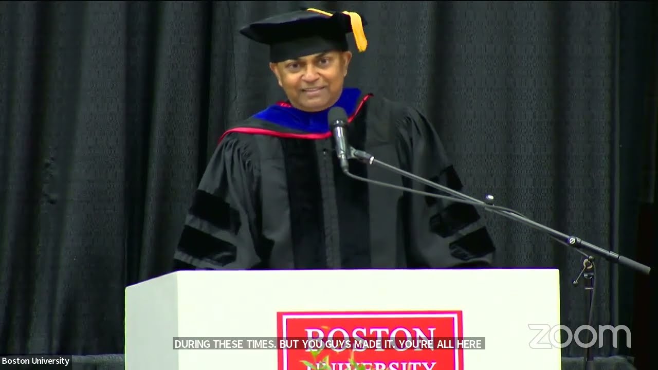 Dr Anand Krishnamurthy, Boston University 2022 ENG Grad Convocation Speech