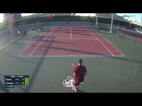 Javier Gonzalez v. Stefan Storch - singles - UTSA V. TAMU