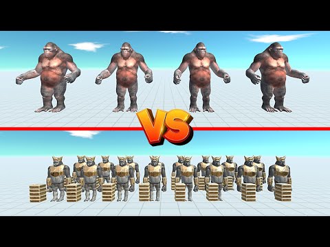 Goro The Giant Vs Ghor Hammer - Animal Revolt Battle Simulator