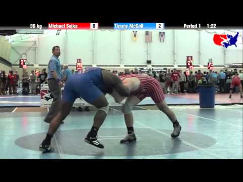 Michael Sojka vs. Timmy McCall at 2013 ASICS University Nationals - FS