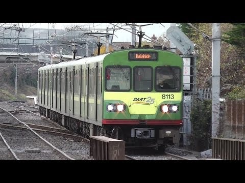 IE 8100 Class Dart Train number 8113 - Howth Junction Station, Dublin