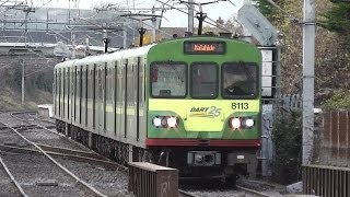 preview picture of video 'IE 8100 Class Dart Train number 8113 - Howth Junction Station, Dublin'