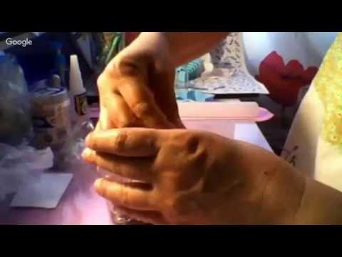 Aplique em biscuit para o Natal com Sandra Viela