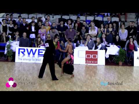 Pavel Sluka - Elizaveta Kuklina, Czech national latin championship 2013, final - samba