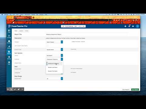 Missing Assignment Report In Powerschool
