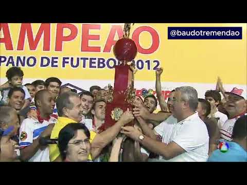 Itabaiana Campeão Sergipano 2012 - Apito final com Francis de Andrade