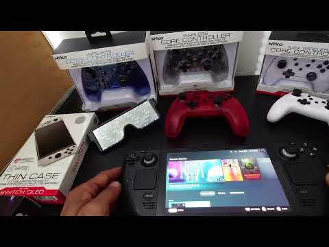 How to pair NYKO Wireless Core Nintendo Switch Controller with Steam Deck 2022 October 20