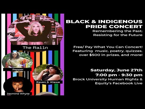 Black & Indigenous PRIDE Concert
